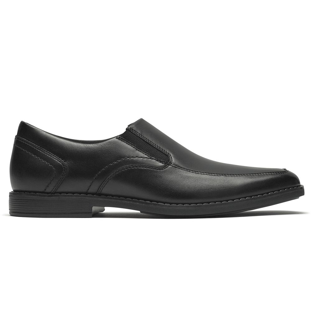 Slip-Ons Barbati Rockport Slayter Bike Negrii - Romania 1574-VBADF